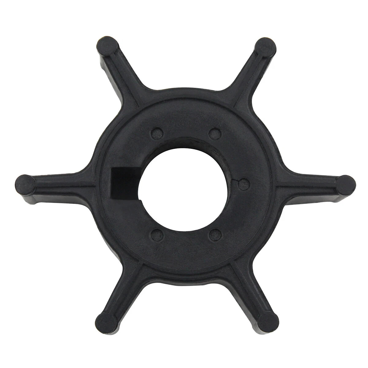 Water Pump Impeller for Yamaha Outboard 2-Stroke 4-5 HP, 4-Stroke 4-6 HP (6E0-44352-00)