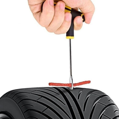 Tire Puncture Repair Plug Kit for Cars - Tubeless Needle Patch Tool