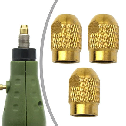 Chuck Nut for Electric Mill Shaft & Rotary Grinder Tool (Yellow Steel)
