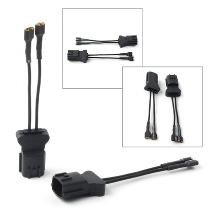Set of 2 Car Horn Speaker Adapter Wiring Harness Pigtail for Hyundai