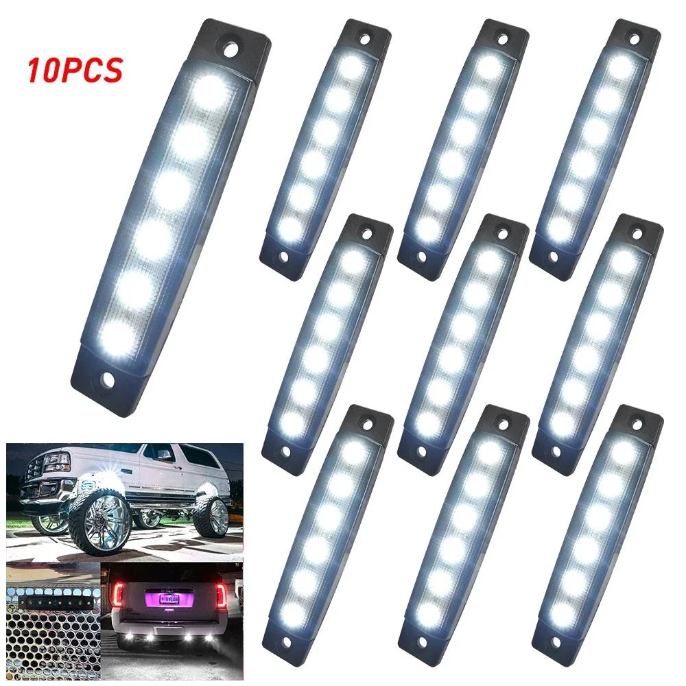 10X LED Rock Wheel Lights for Jeep Offroad Truck UTV ATV Boat