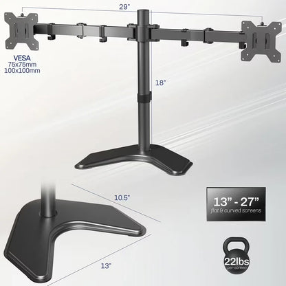 Dual Monitor Desk Stand for VIVO STAND-V002F