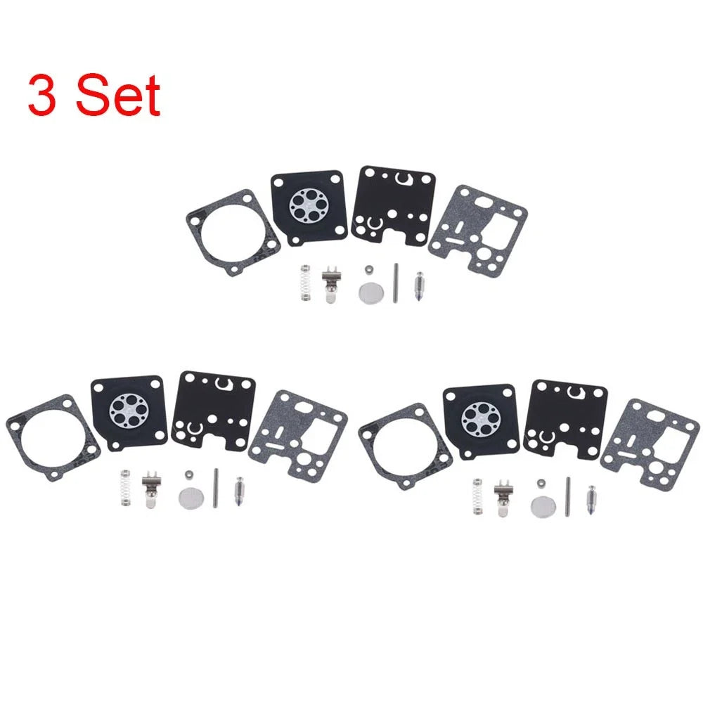 3X Carburetor Gasket Kit for Echo SRM-225 PB-251 (Zama RB-123 RB-188)
