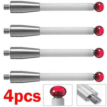 Set of 4 OMP40-2 Renishaw CMM Probe Stylus 50mm Ceramic Stem 6mm Ball