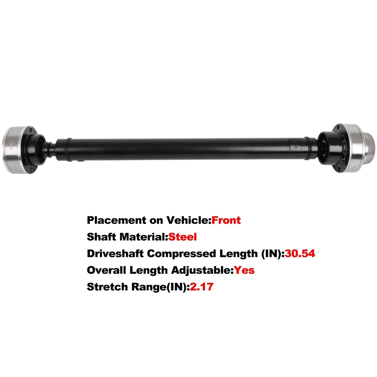 Drive Shaft Front for Ford F-150 (2009–2010) V8 4.6L 4WD 6R80 938-082 AL3Z4A376C