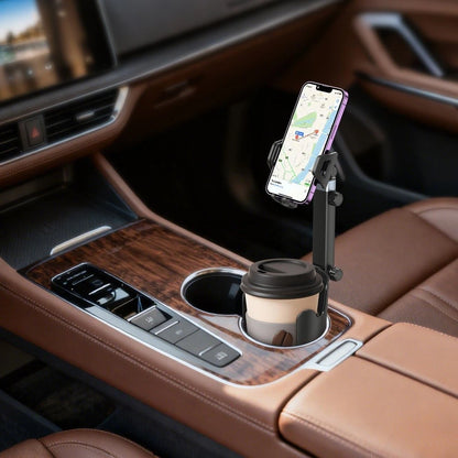 Adjustable Car Phone Holder for Cup Holder with 360 Degree Rotation