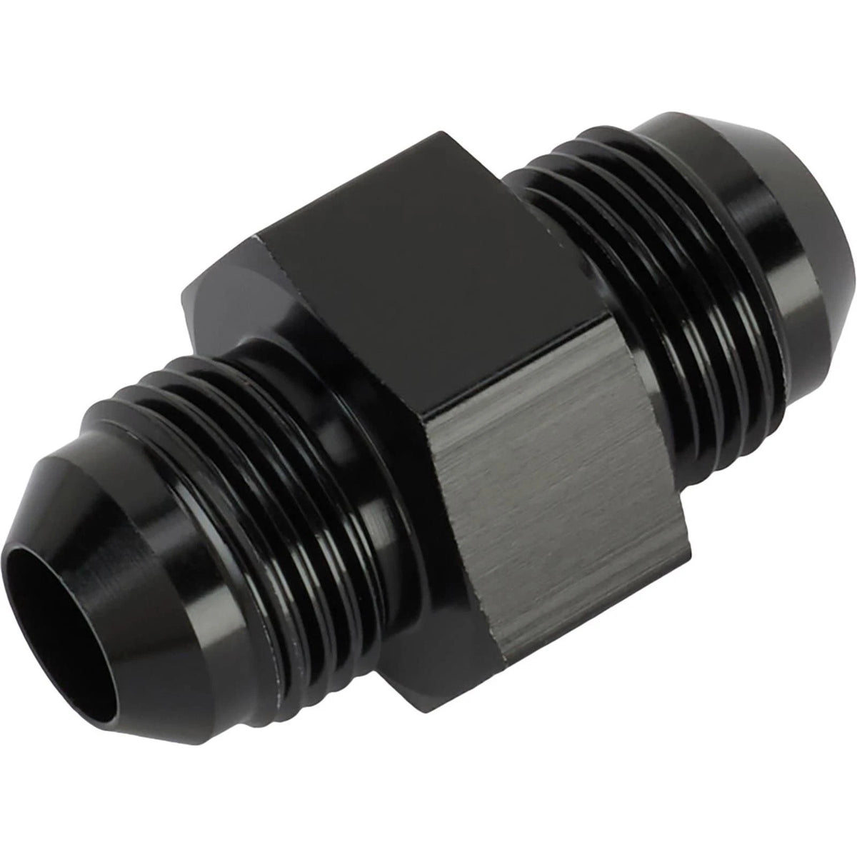 Inline Fuel Pressure Adapter -8 AN to -8 AN w/ 1/8 Inch NPT, Black (61770011)