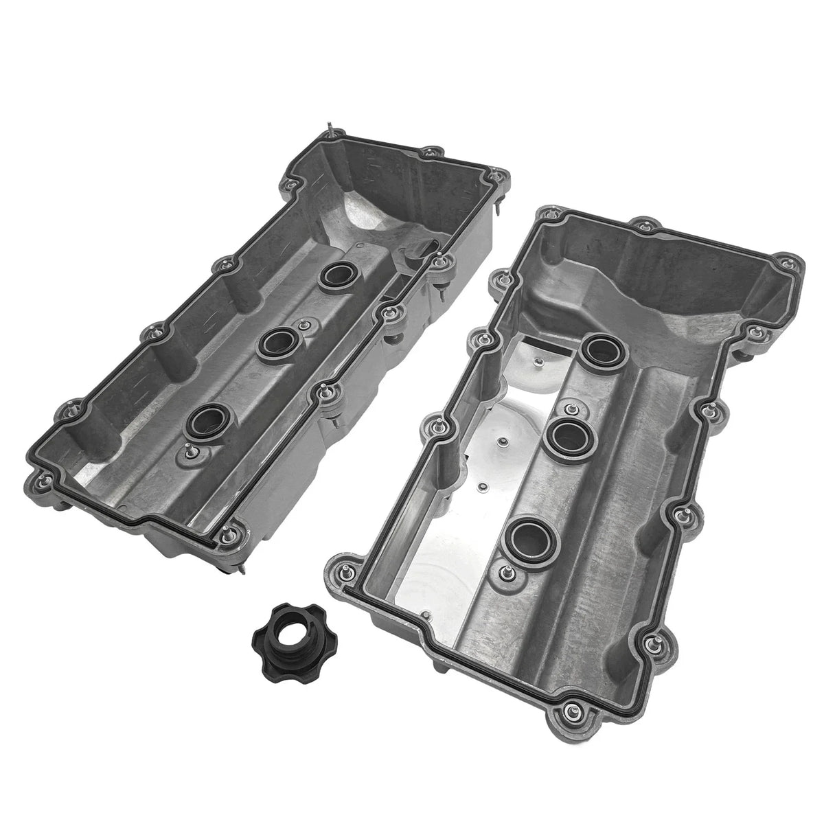Set of 2 Aluminum Valve Covers for Chrysler Sebring 300 Dodge 2.7L (2007–2010)