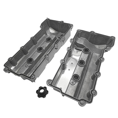 Set of 2 Aluminum Valve Covers for Chrysler Sebring 300 Dodge 2.7L (2007–2010)