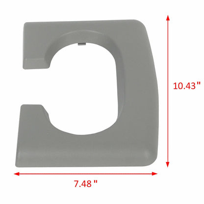 Center Console Cup Holder Pad for Ford F150 (2004–2014) Light Gray