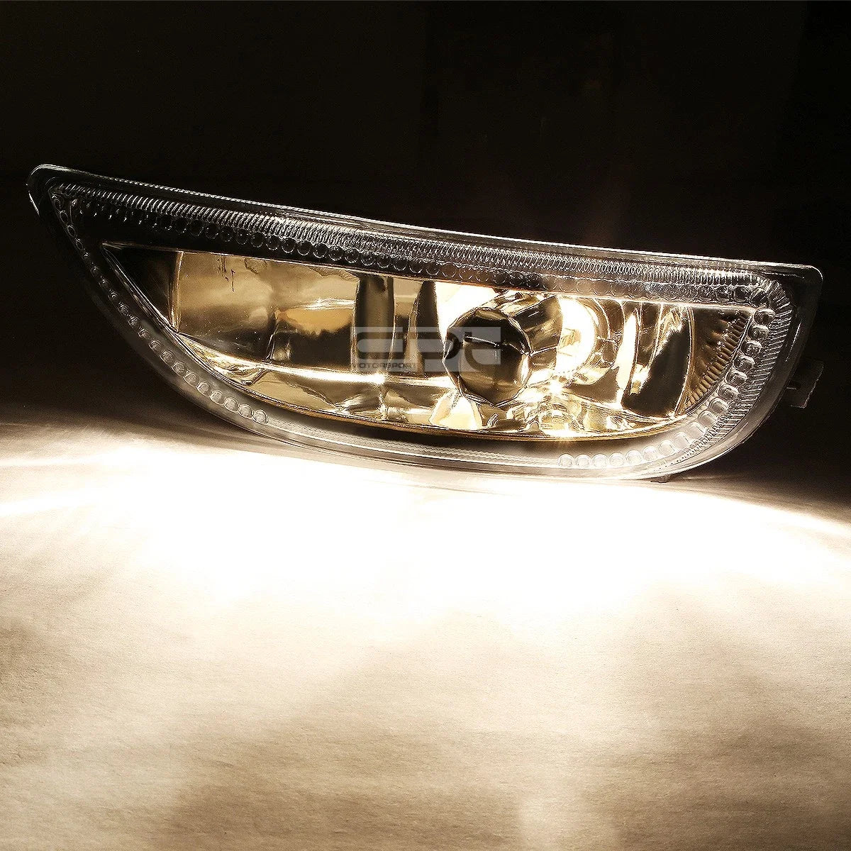 Chrome Bumper Fog Light Lamp Set for Toyota Corolla (2001–2002) W/Bulbs