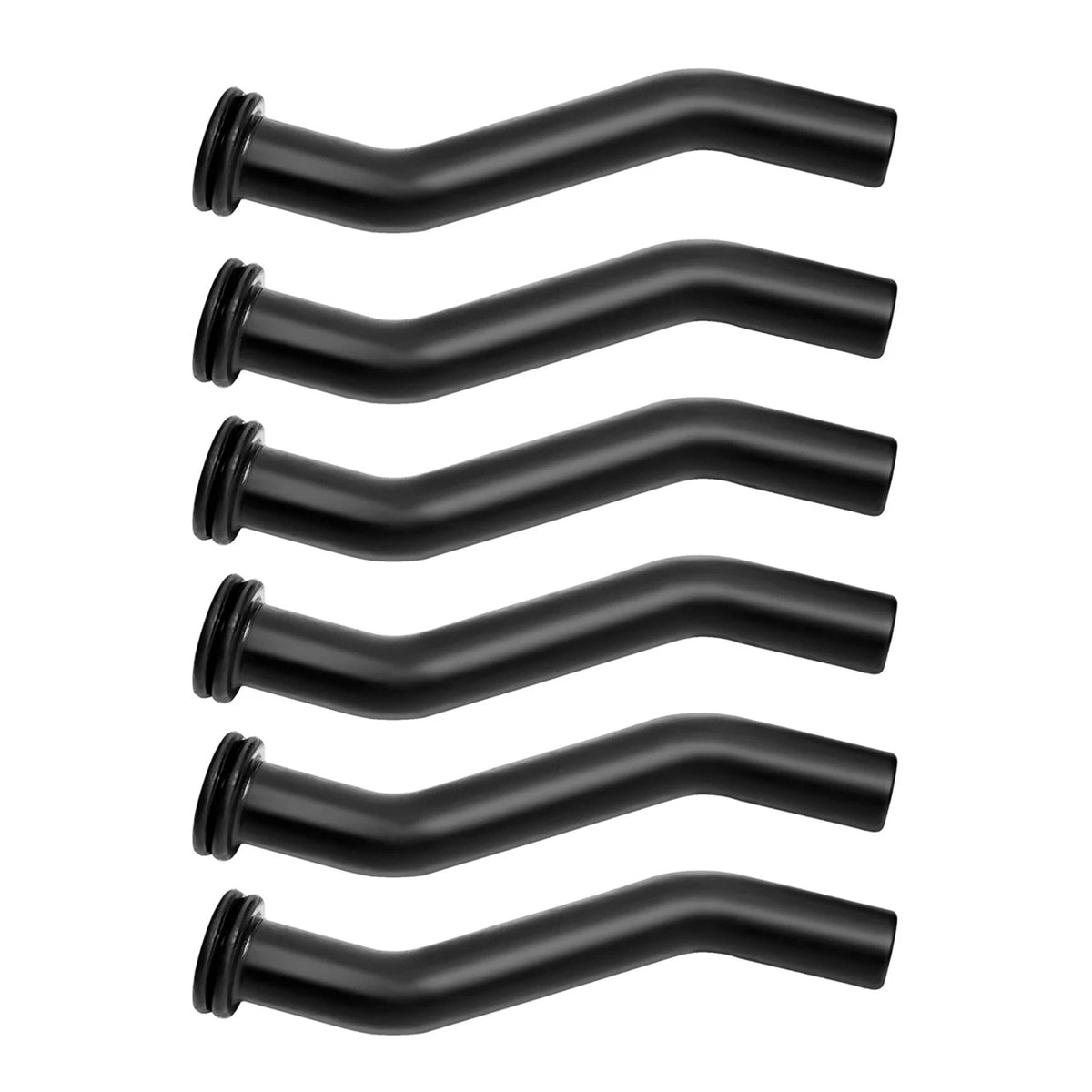 6PCS Rubber Vacuum Hose for John Deere D100 Series (Direct Fit Replacement)