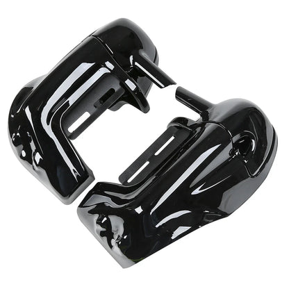 Black Lower Vented Fairing Speaker Grills for Harley Touring (1983–2013)