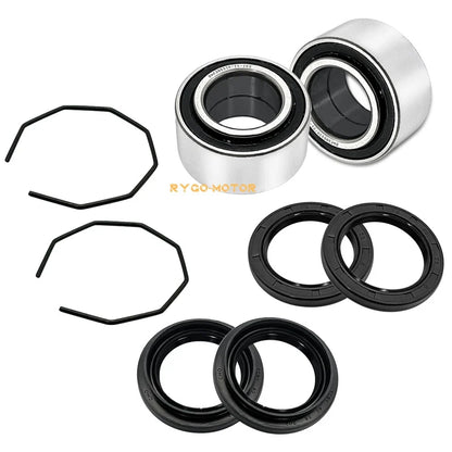 Front Wheel Hub Bearings Seal Kit for Arctic Cat ATV 375 400 500 600 (2000–2023)