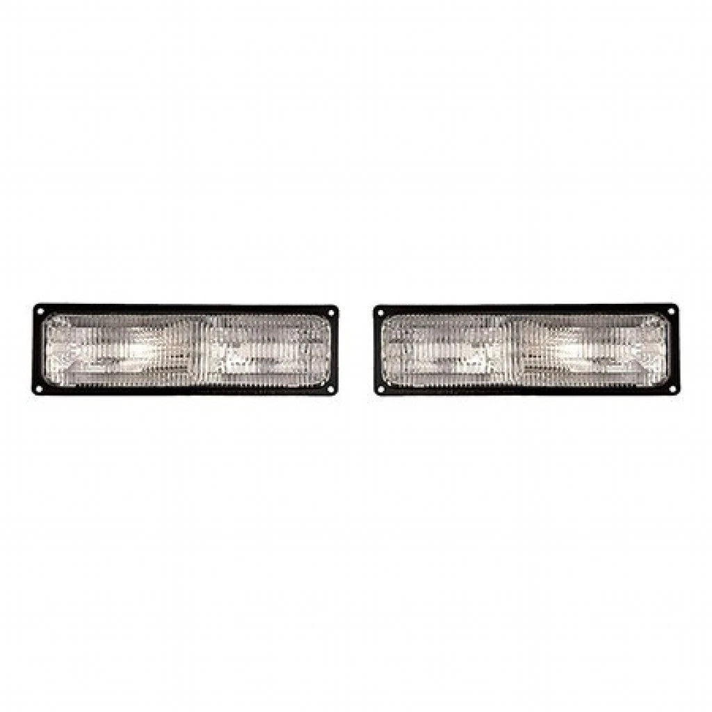 Turn Signal/Parking Light Pair for GMC C2500 (1994–2000) PLX-M0-12-1540-01-1-CL360A6, GM2520128, GM2521128