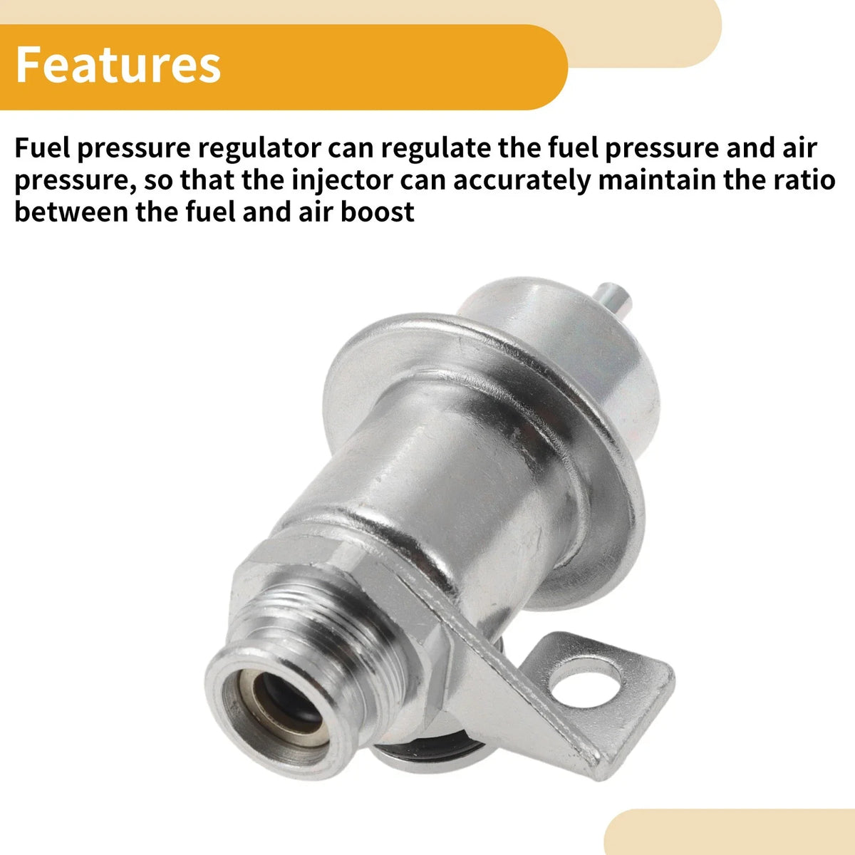 Fuel Pressure Regulator for Chevrolet S10 (1994–2000) No.FP10027 Metal 20-70 Psi
