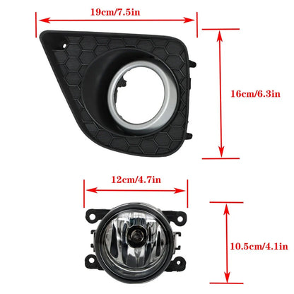 Fog Light Assembly Set for Honda Accord 2013–2015 (2.0L, 3.5L) w/Bulb