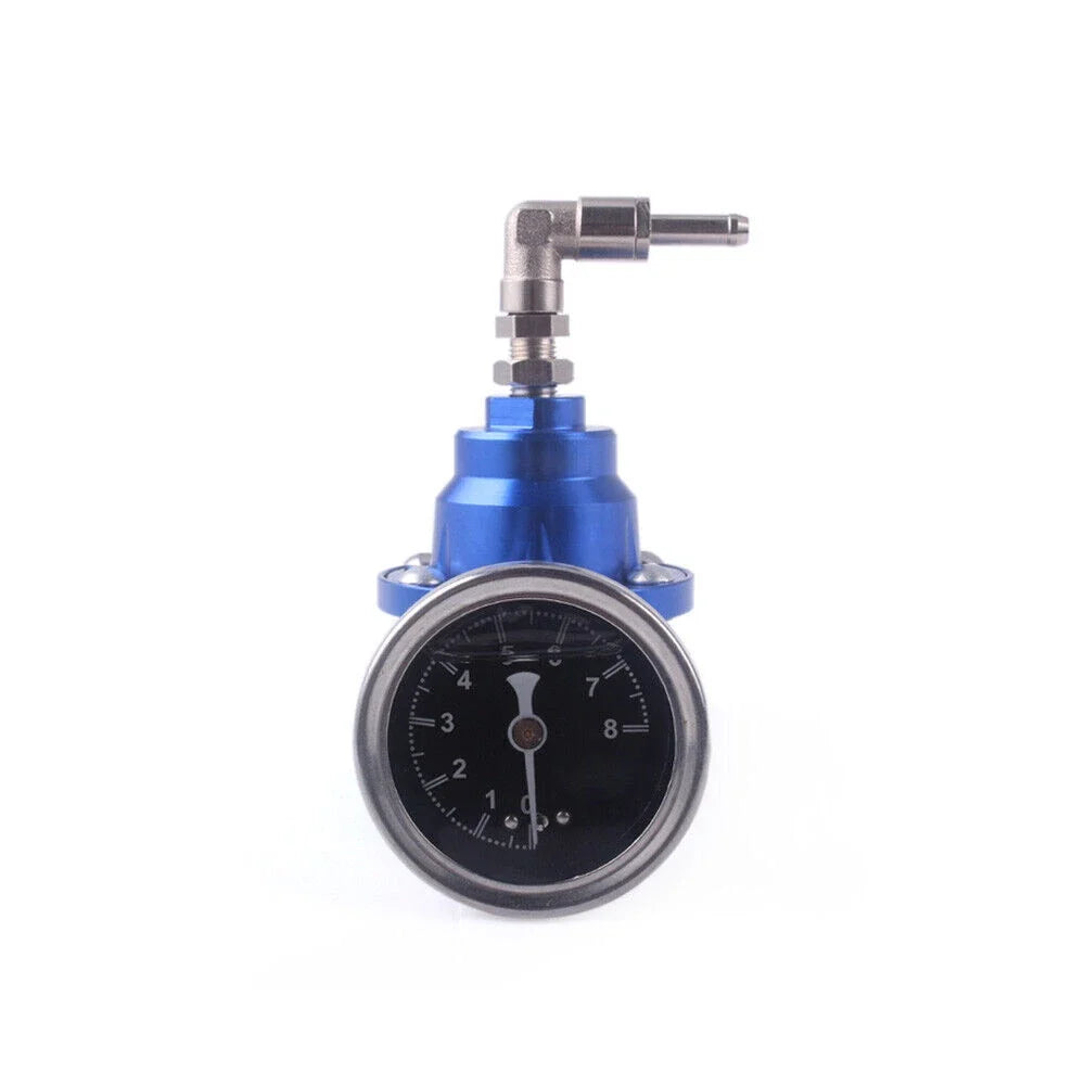 Adjustable Fuel Pressure Regulator with kPa Oil Gauge Kit for Universal Fit