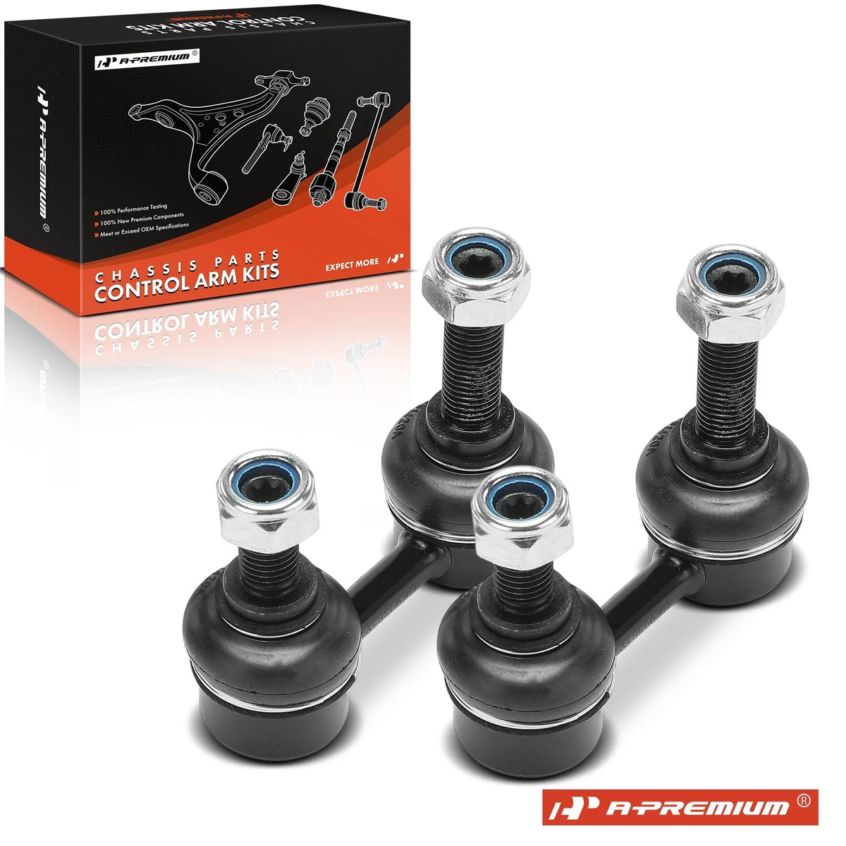 2X Front Side Sway Bar Link for Kia Sedona (2002–2005) OK55234160B, K90381