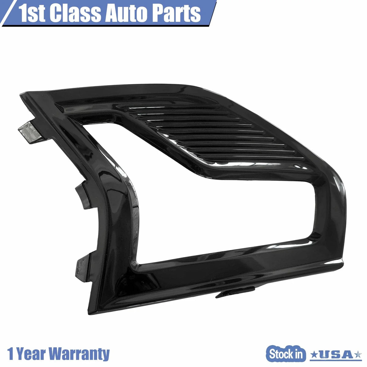 Gloss Black LED Fog Cover Bezels for Ford Fusion (2019–2020)