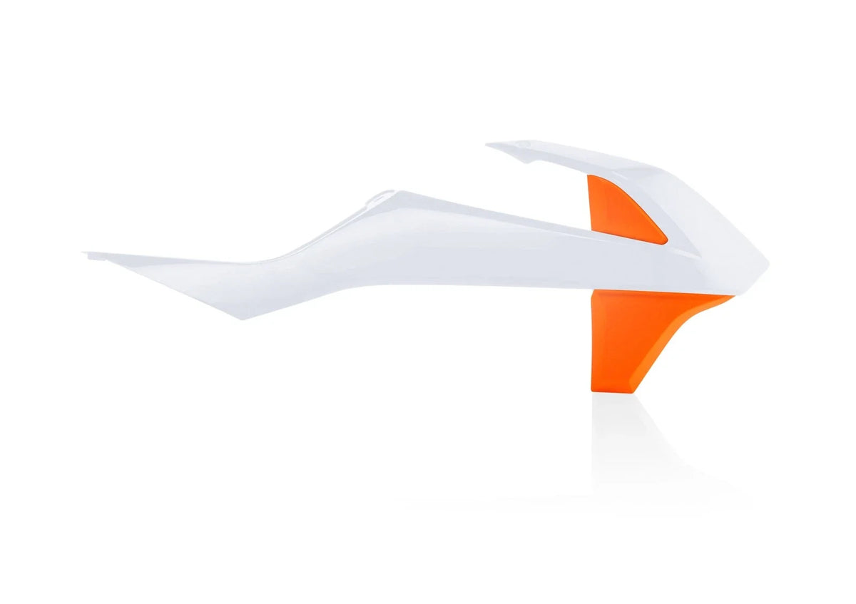 Acerbis Radiator Shroud for KTM 85 SX (2018–2024) White/Orange