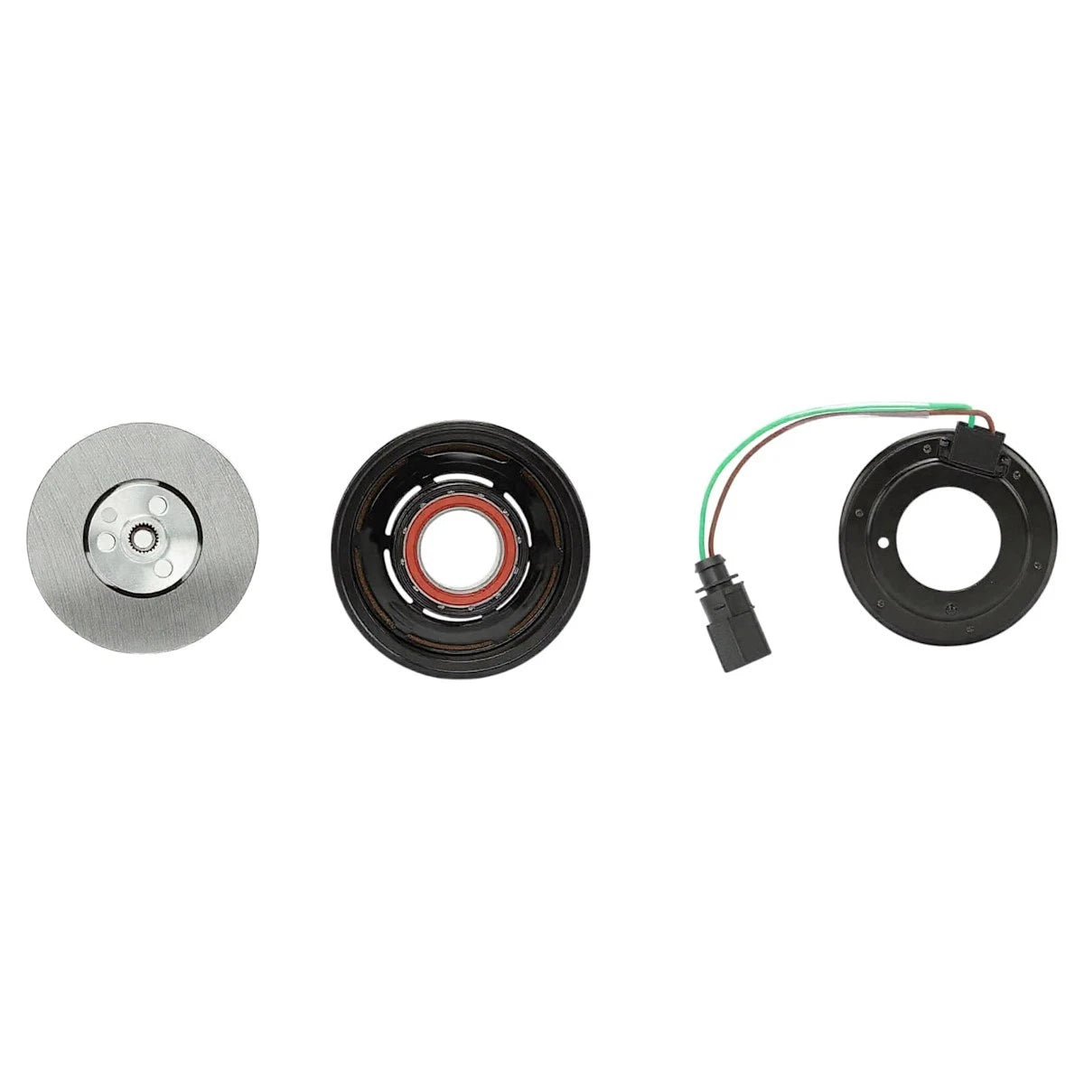 A/C Compressor Clutch for VW Atlas Jetta Passat Beetle (2015–2018) 18016677, 158506, 1K0820808H