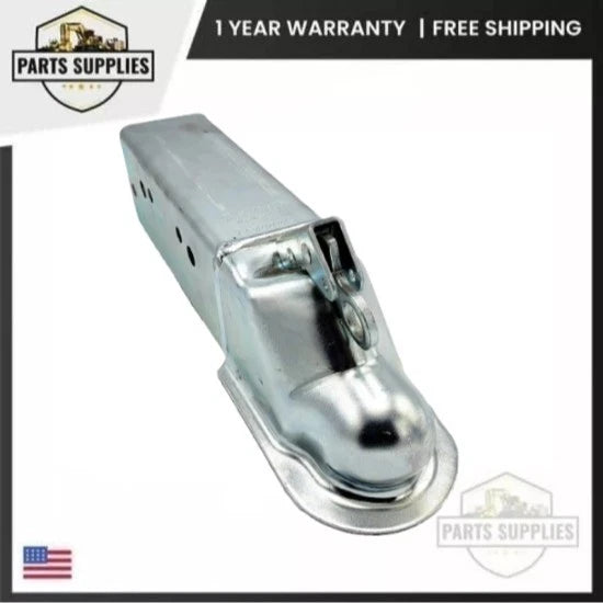 2X 2-5/16" Extended Trailer Coupler for Boat Cargo Trailer (21,000 lbs)