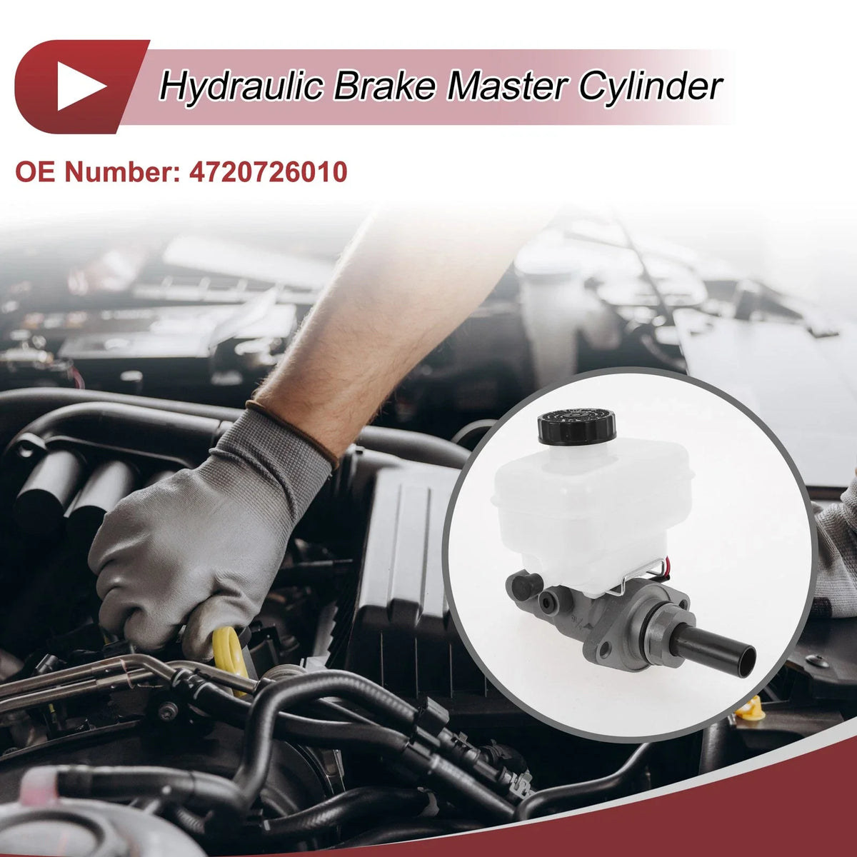 Brake Master Cylinder with Reservoir No. 4720726010 for Toyota Hiace (2006–2019)