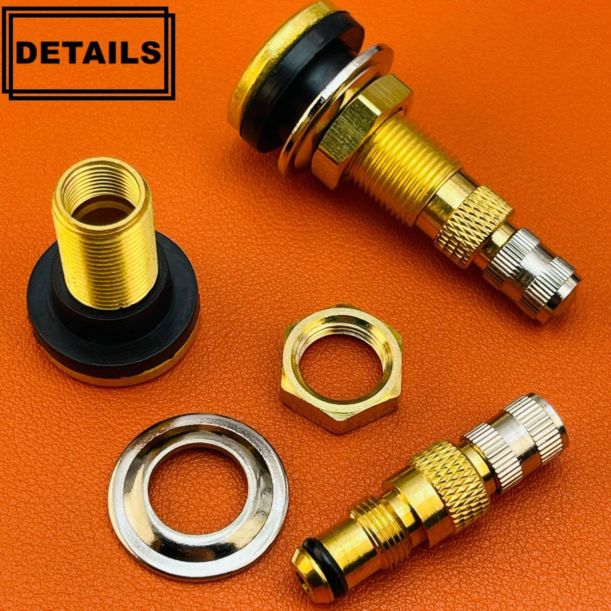 2X TR618A Tire Valve Stems for Tractor (Tubeless Air Liquid)