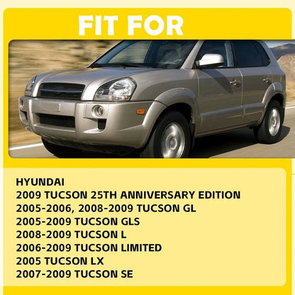 Exterior Door Handle for Hyundai Tucson (2005–2009) Front Passenger, Primed Plastic
