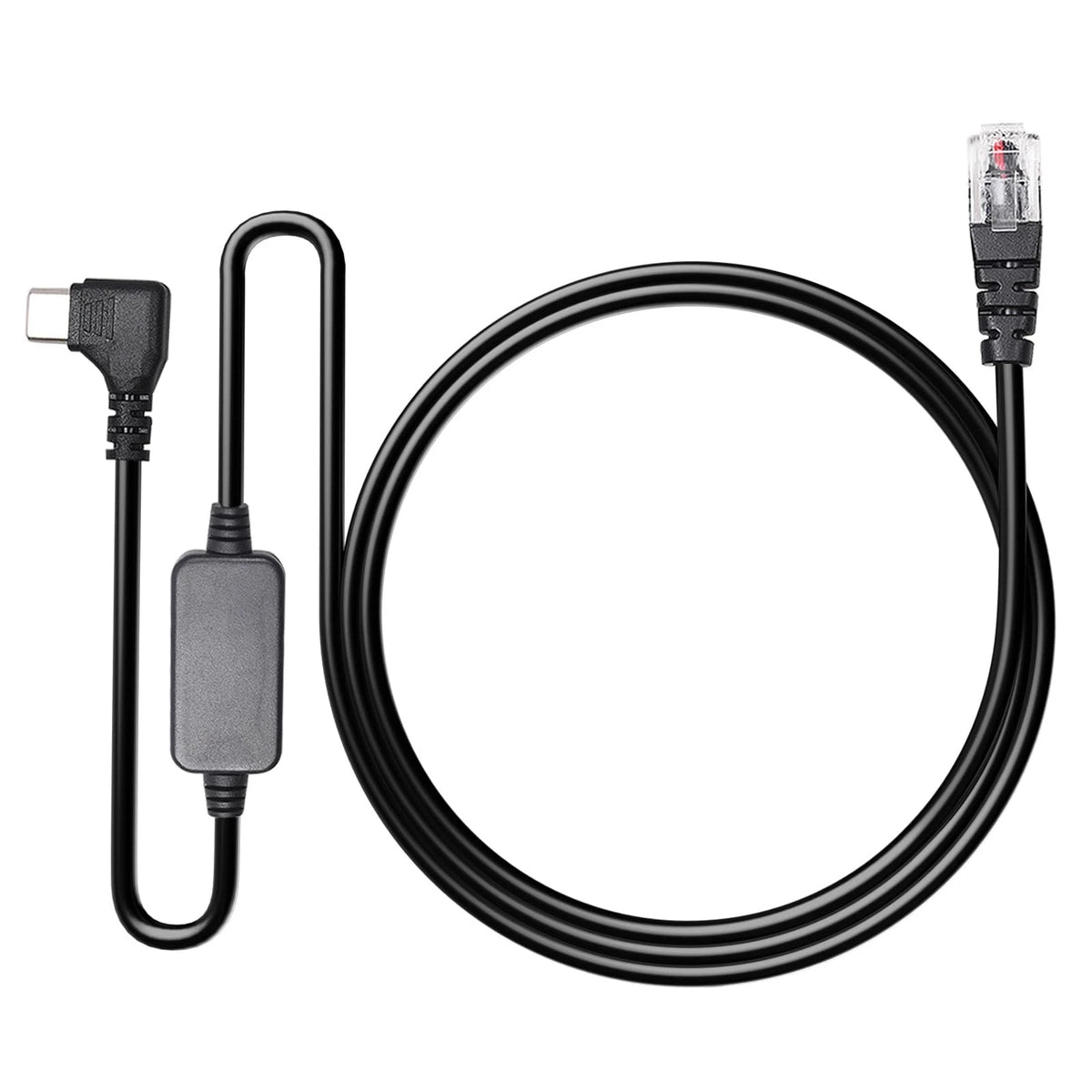 USB-C to RJ11 Power Cord for Radar Detector (4.92FT) - Black
