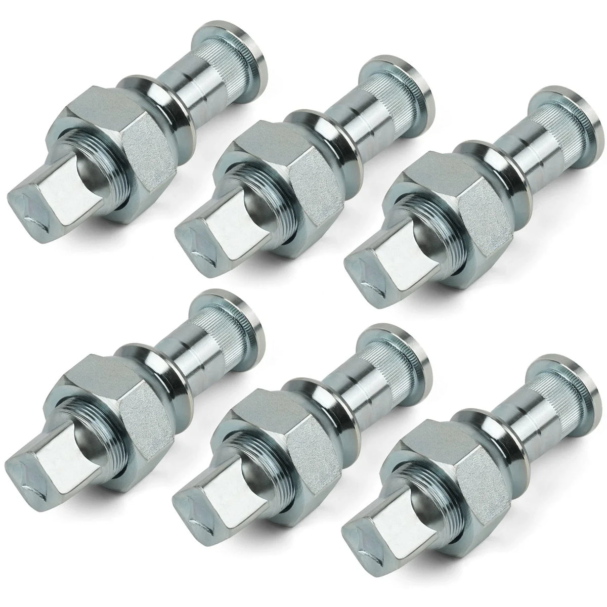 6PCS Wheel Nuts & Stud Kit for Isuzu NPR NPR-HD NQR NRR Reach