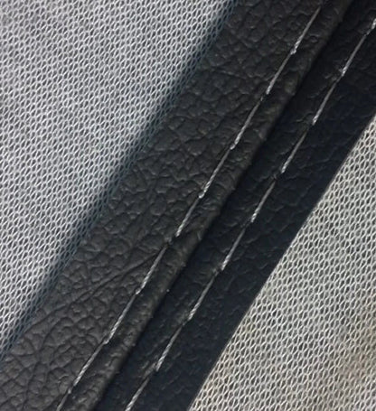 Manual Shift Boot for Nissan 240SX (1989–1993) Gray Stitch Leather Synthetic