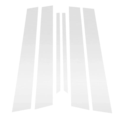 Set of 6 Door Pillar Window Trim for Nissan Sentra (2000–2006) Chrome