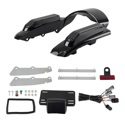 Rear Fascia for Harley Touring (2014–2023) Fender LED Smoke Light ABS