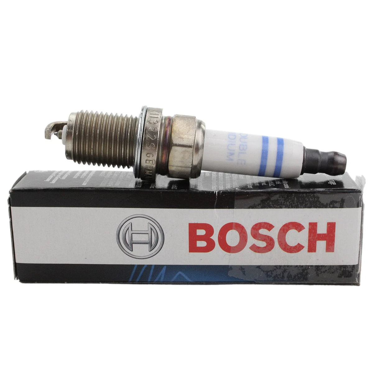 Set of 4 Double Iridium Spark Plugs for Cadillac ELR, Chevy Cruze, Sonic, Volt (Bosch 96306)
