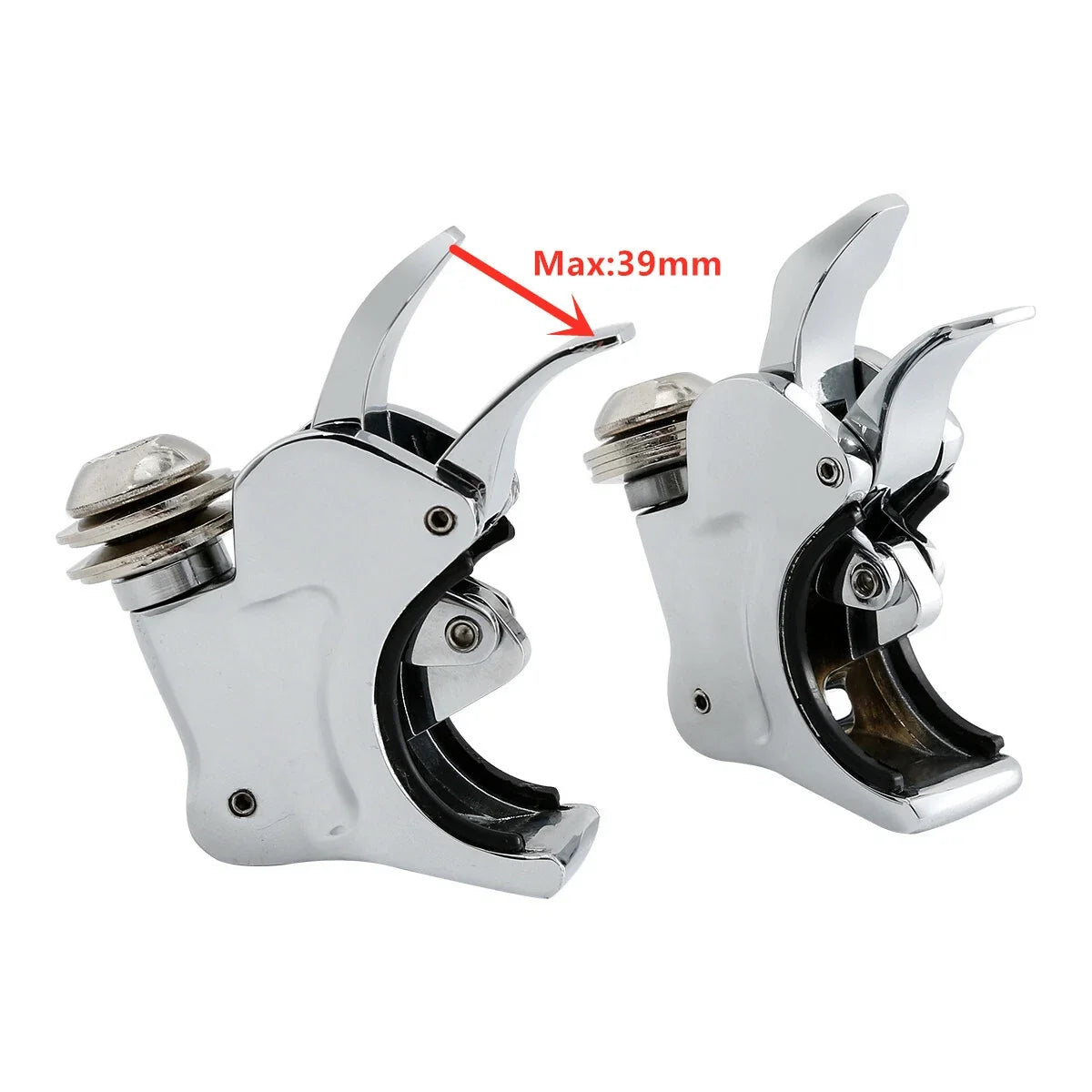 39mm Forks Windshield Clamps for Harley Davidson Dyna Glide Sportster