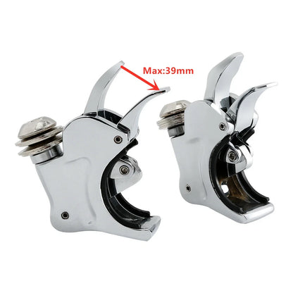 39mm Forks Windshield Clamps for Harley Davidson Dyna Glide Sportster