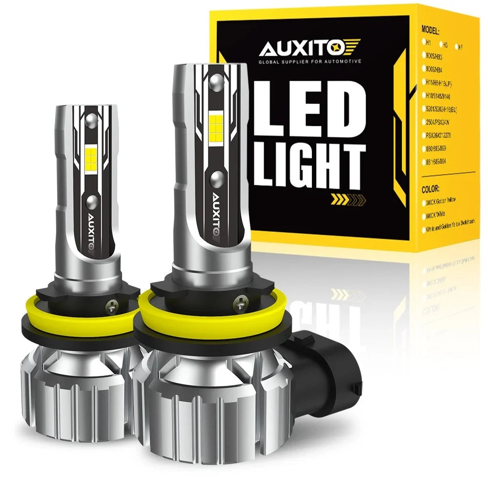 AUXITO H8 H9 H11 LED Headlight Bulbs Kit 6500K High/Low Beam for