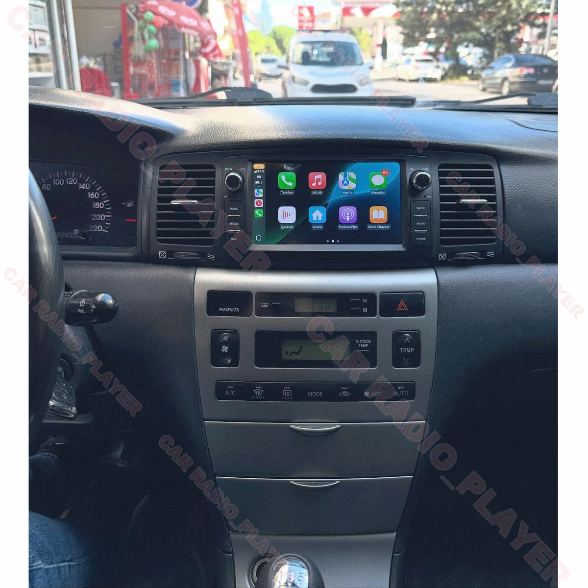 4X WIFI Car Stereo Radio GPS Navi Apple Carplay for Toyota Corolla (2000–2006)