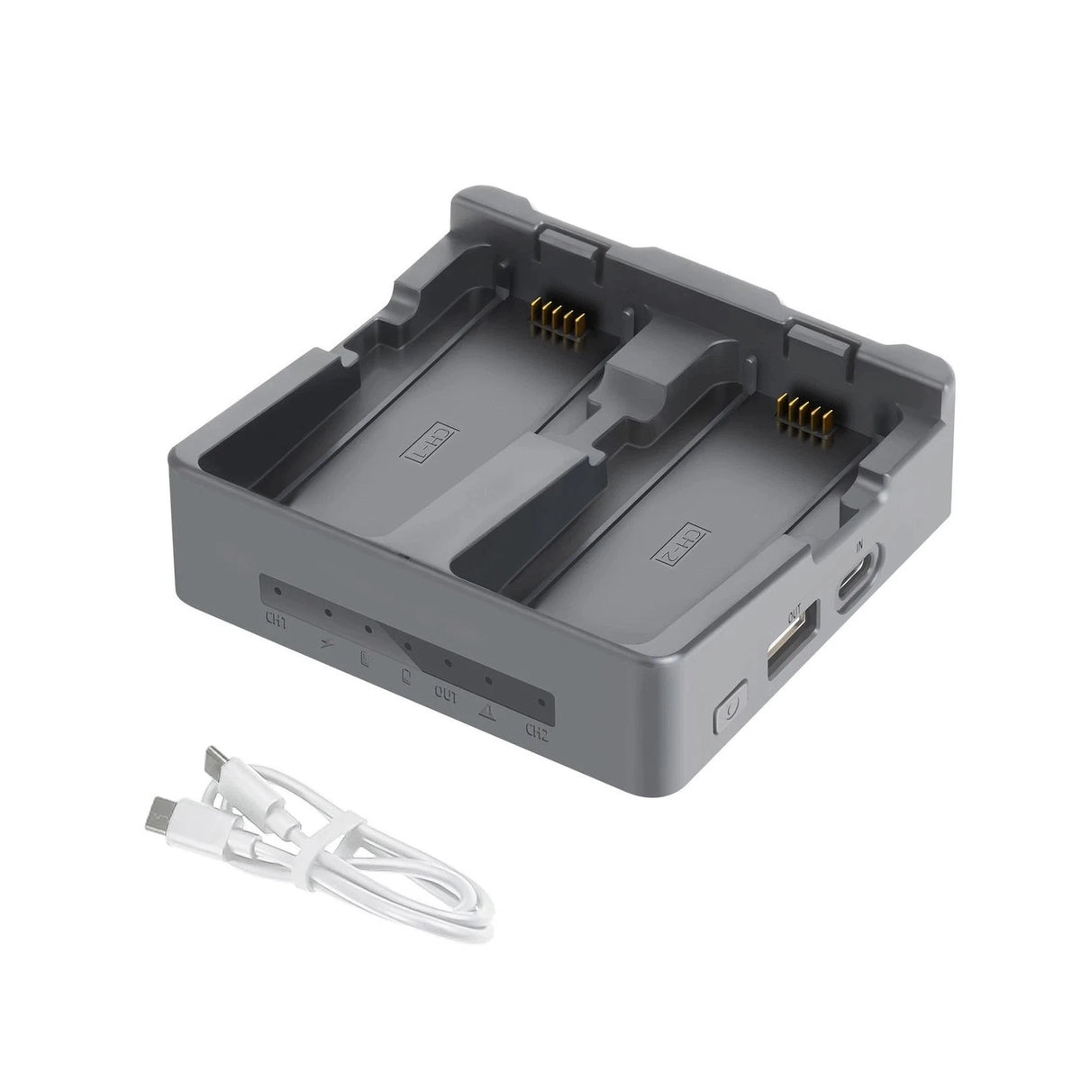 Battery Charger for DJI Neo 2 Drone (Two Batteries)