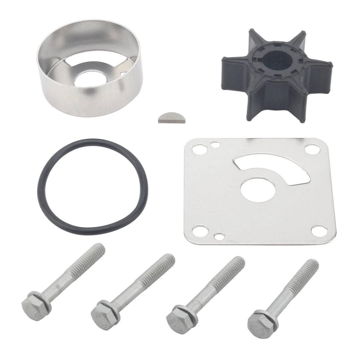 Water Pump Impeller Kit for Yamaha 20 & 25 Hp 2 Stroke (18-3431, 6L2-W0078-00)