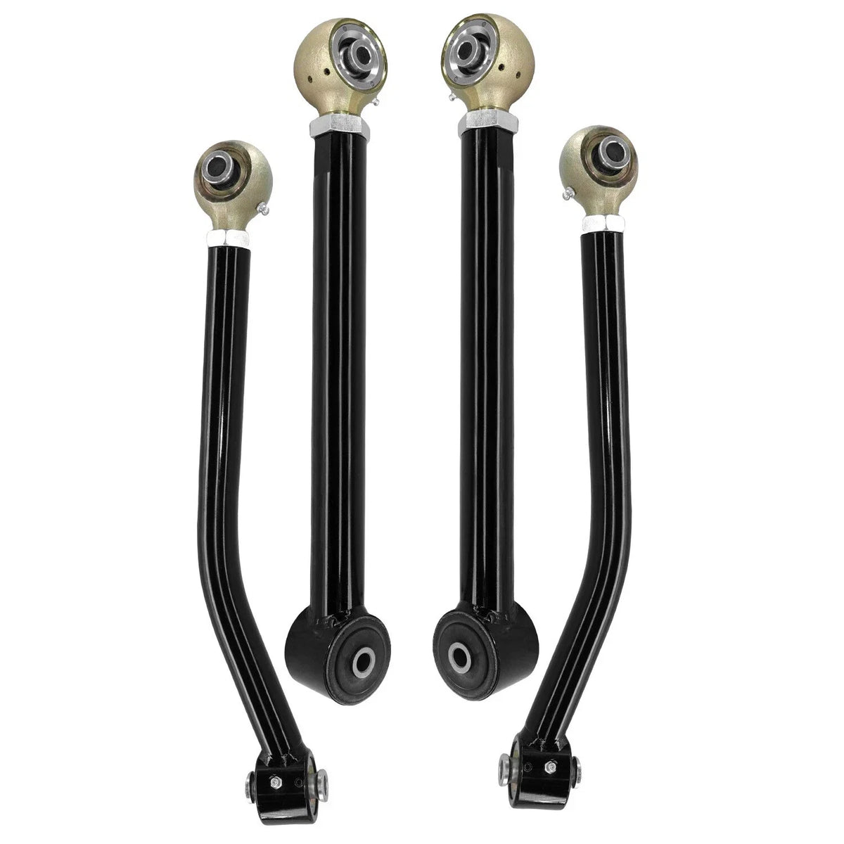 Set of 4 Adjustable Rear Upper & Lower Control Arms for Jeep Wrangler JK (2007–2018)