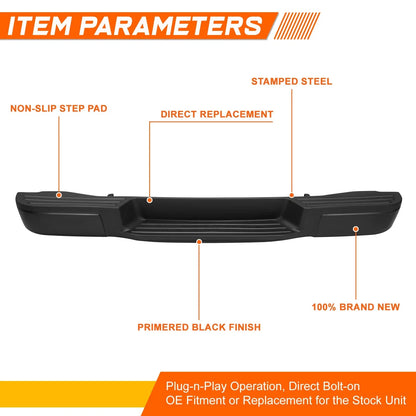 Rear Bumper Assembly for Nissan NV1500 NV2500 NV3500 (2012–2021)