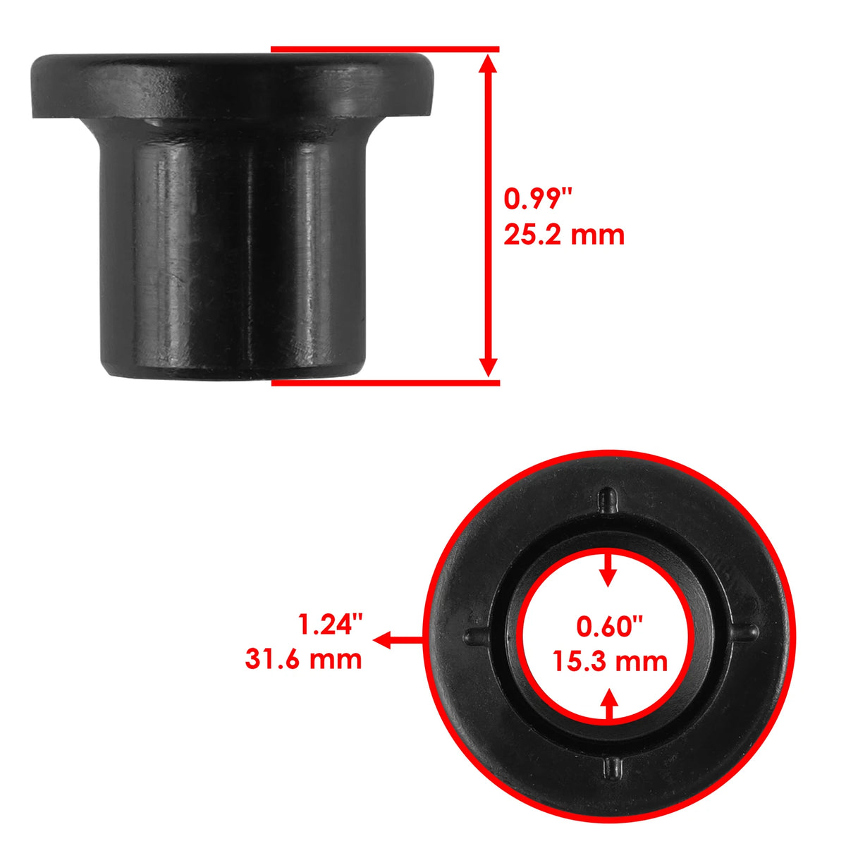 Front Suspension A-Arm Bushings for Polaris Outlaw 450 S (2008–2010) YI8286ZA119RO