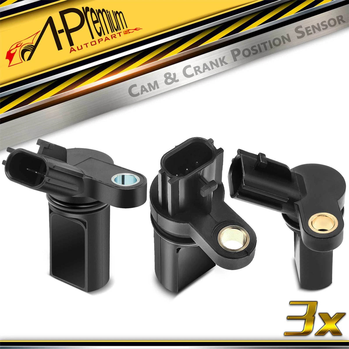 2X Camshaft & 1X Crankshaft Position Sensor for Nissan Frontier (2005–2023) - 3322082Z30, 237316J906, PC461T, PC461, PC715, PC460, PC460T