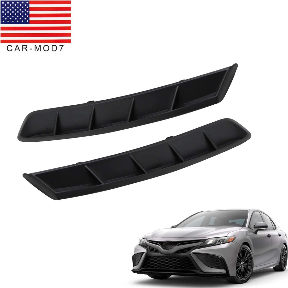 Set of 2 Rear Bumper Brackets for Toyota Camry (2018–2022) 5216506030, 5216606030