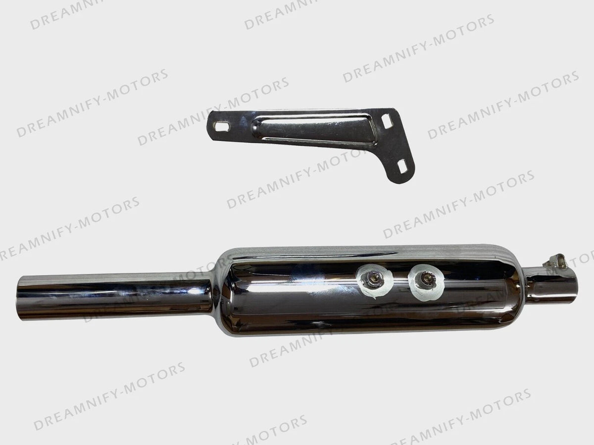 Chrome Exhaust Silencer for Royal Enfield 350 Standard