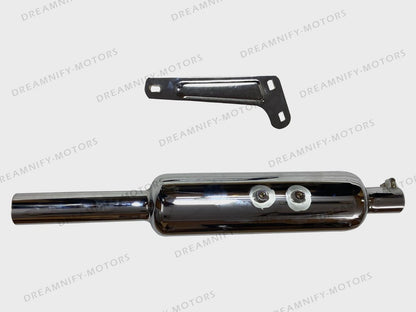 Chrome Exhaust Silencer for Royal Enfield 350 Standard