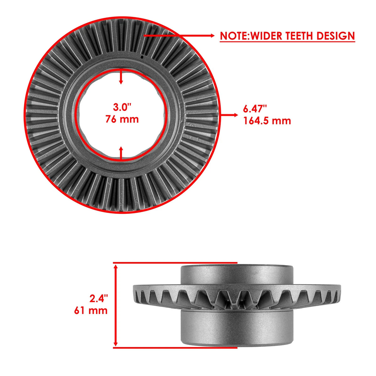 Front Differential Gear Pinion Kit for Polaris RZR XP 1000 (2014–2023) DG223A1002AA